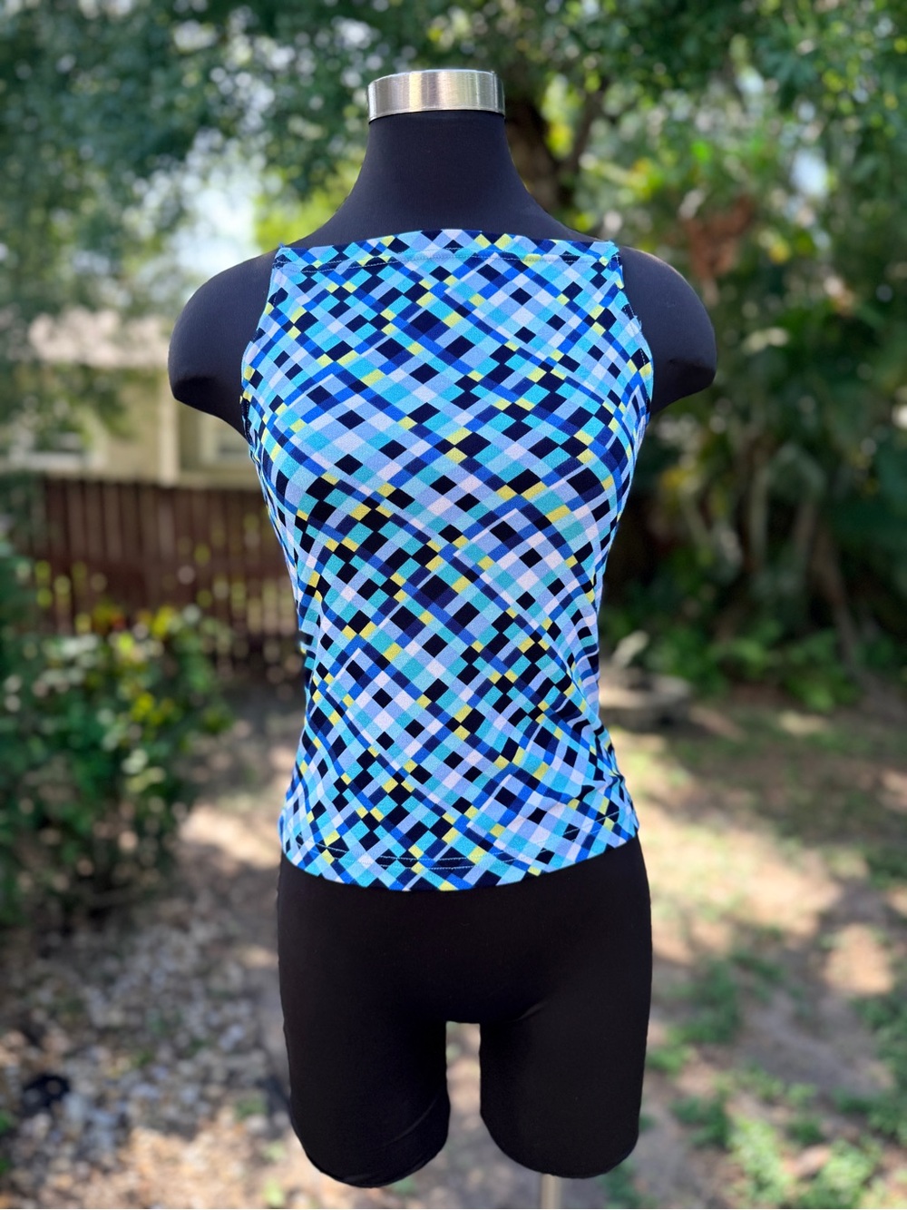 Vintage 90s 2000s A. Byer California abstract pattern top